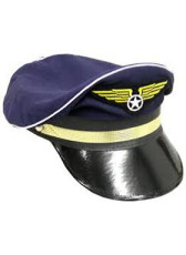 Blue Pilot Hat